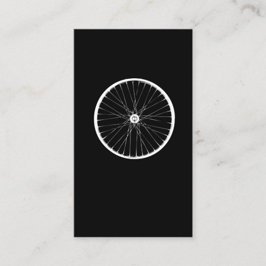 自転車の車輪のサイクリングはマウンテンバイク周期を疲れさせます 名刺 (正面)