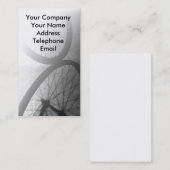 自転車の車輪の反射 名刺 (正面/裏面)