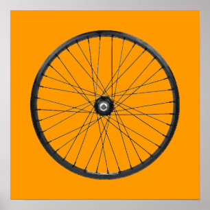 自転車の車輪 ポスター