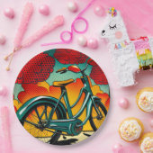 自転車の輝き ペーパープレート (パーティー)