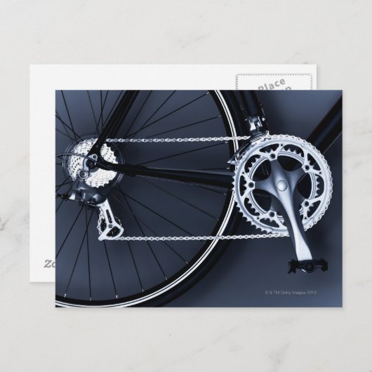 自転車の鎖、ペダルおよびギアの閉めて下さい ポストカード (正面/裏面)