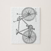 自転車の青写真 ジグソーパズル (縦)