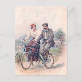 自転車の駆け落ち, 1896 ポストカード