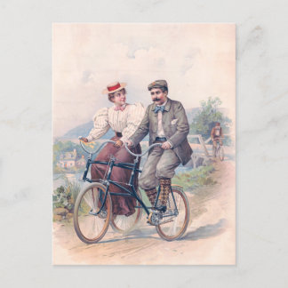 自転車の駆け落ち, 1896 ポストカード
