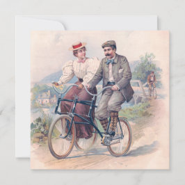 自転車の駆け落ち， 1896 招待状