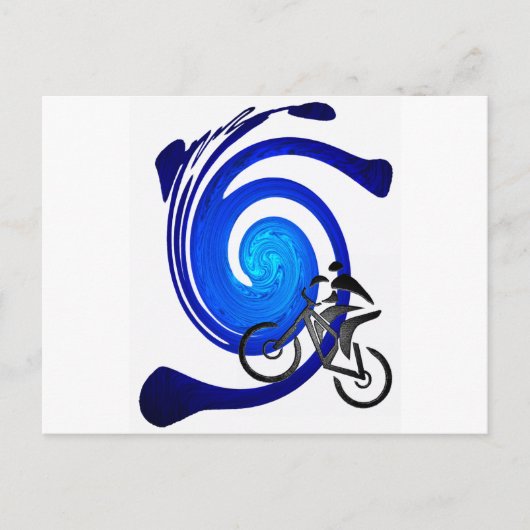 自転車の魂の急 ポストカード (正面)