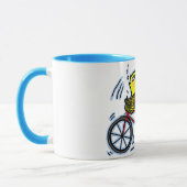 自転車の魚(バイク) マグカップ (左)