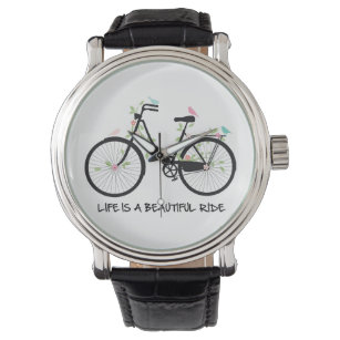 自転車の鳥の腕時計 腕時計
