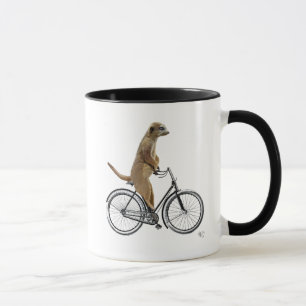 自転車のMeerkat マグカップ