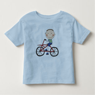 自転車のTシャツおよびギフトの男の子 トドラーTシャツ