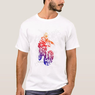 自転車は人々を自由に置きました Tシャツ