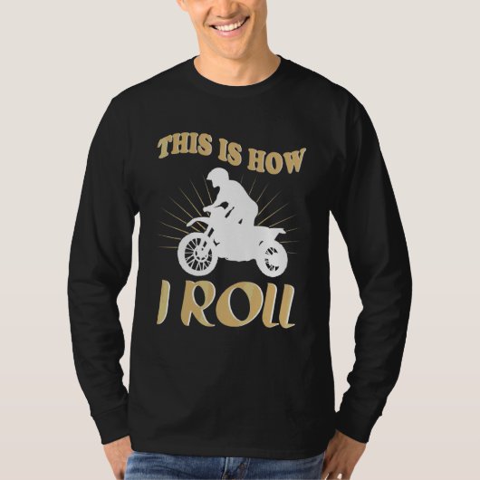 自転車は私のバイクの転がこれだ Tシャツ (正面)