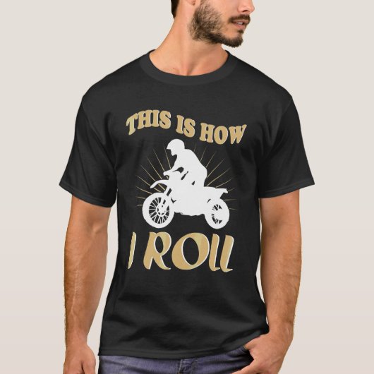 自転車は私のバイクの転がこれだ Tシャツ (正面)