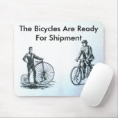 自転車は郵送物の準備ができています マウスパッド (マウス)