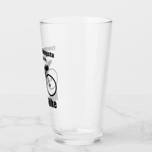 自転車をハイキングする時間になるまで、すべてのギャング タンブラーグラス (左)