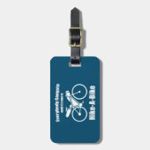 自転車をハイキングする時間になるまで、すべてのギャング ラゲッジタグ (正面縦)