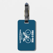 自転車をハイキングする時間になるまで、すべてのギャング ラゲッジタグ (裏面縦)