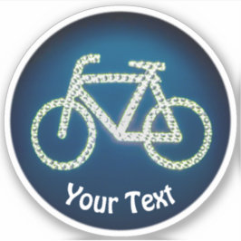 自転車を好む人とサイクリング愛好家の選択 シール