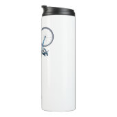 自転車を持ち上げるサイクリスト タンブラー (回転右)