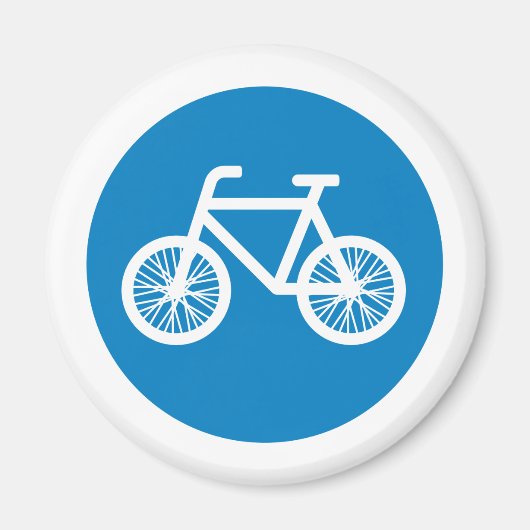 自転車を競う マグネット (正面)