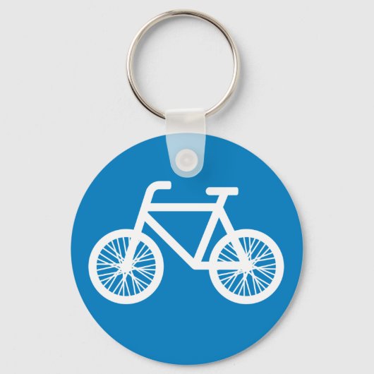 自転車を走らせる キーホルダー (正面)