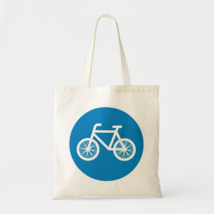 自転車を走らせる トートバッグ