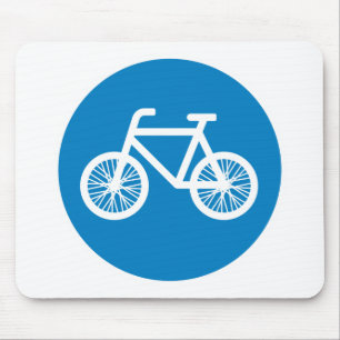 自転車を走らせる マウスパッド