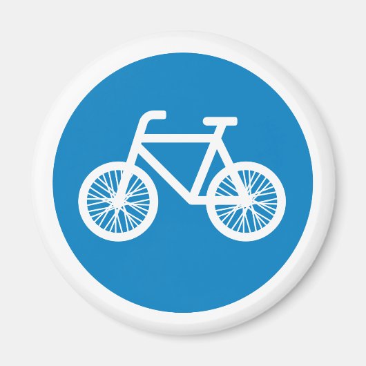 自転車を走らせる マグネット (正面)