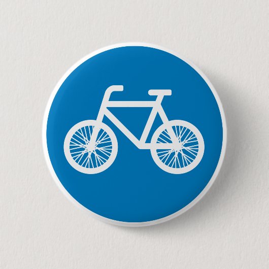 自転車を走らせる 缶バッジ (正面)