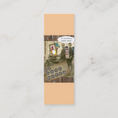 自転車を進むこと スキニー名刺 (裏面)