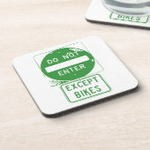 自転車を除いて入るな コースター (左側)