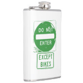 自転車を除いて入るな フラスク (右)