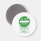 自転車を除いて入るな マグネット (正面/裏面)