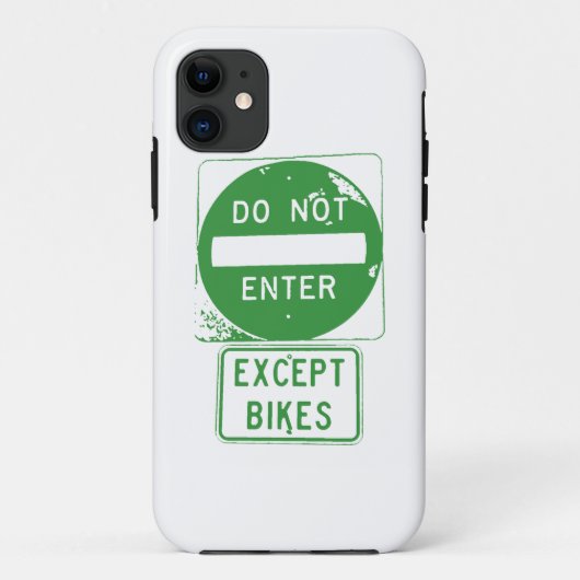 自転車を除いて入るな Case-Mate iPhoneケース (裏面)