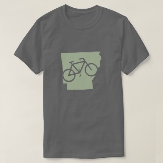 自転車アーカンソーTシャツ Tシャツ (デザイン正面)