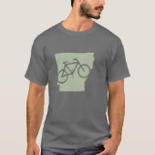 自転車アーカンソーTシャツ Tシャツ (正面)