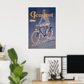 自転車アートサイクリングプリントバイキングポスター ポスター (ホームオフィス)