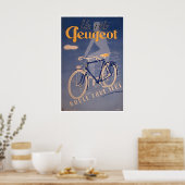 自転車アートサイクリングプリントバイキングポスター ポスター (キッチン)