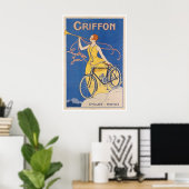 自転車アート グリフォンサイクルポスター 自転車 ポスター (ホームオフィス)