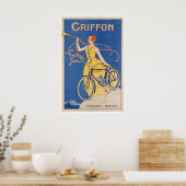 自転車アート グリフォンサイクルポスター 自転車 ポスター (キッチン)