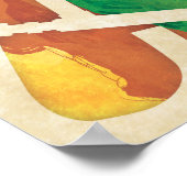 自転車アート – Archival Heavyweight - Bike NY ポスター (角)