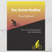 自転車イベントチラシカスタム文字 チラシ (正面)