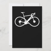 自転車インフィニティロードバイクレースサイクリングサイクリスト サンキューカード (正面)