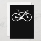 自転車インフィニティロードバイクレースサイクリングサイクリスト サンキューカード (正面/裏面)