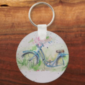 自転車イン春フィールドキーチェーン キーホルダー (正面)