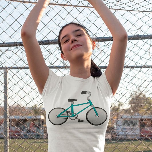 自転車カッコいいの女性Tシャツ Tシャツ