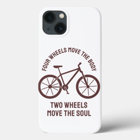 自転車カッコいいデザイン – 牽引車輪が魂を動かす Case-Mate iPhoneケース (裏面)