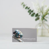 自転車カラフル修理店用バイクベル 名刺 (スタンド正面)