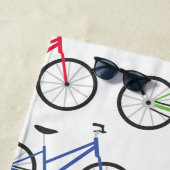 自転車カラフル用パーソナライズされたビーチタオル ビーチタオル (インサイチュ)