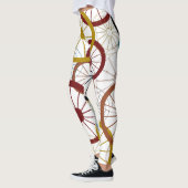 自転車カラフル車輪 レギンス (左)